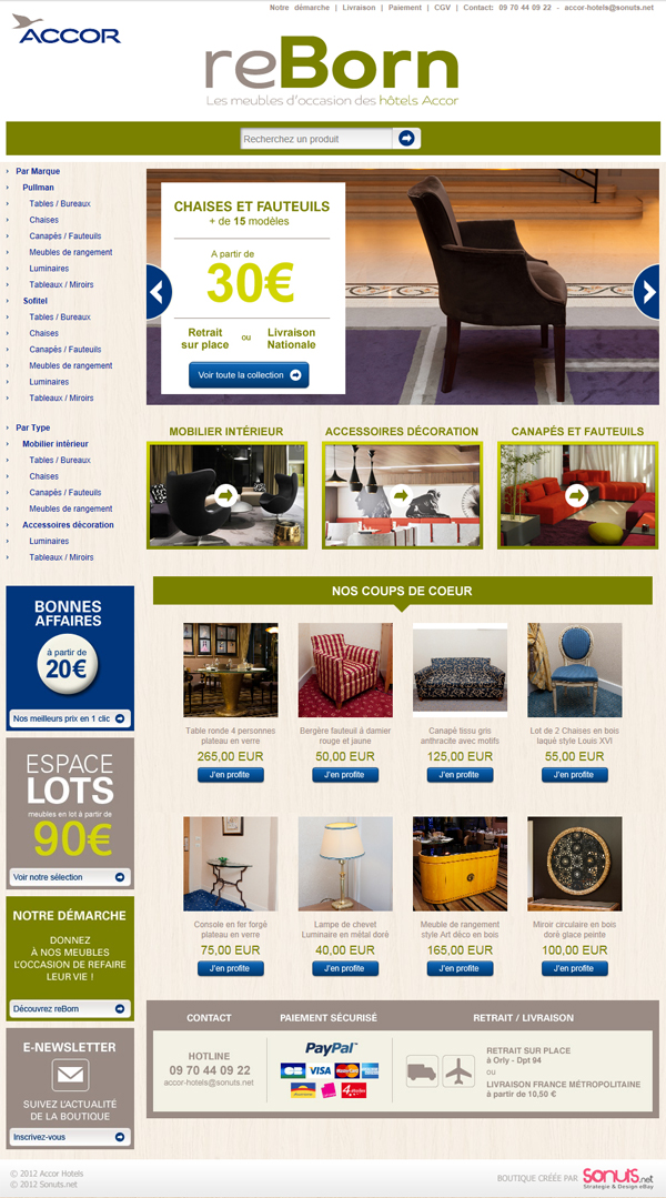 Accor group inaugurates its online store on eBay.fr and puts its hotels