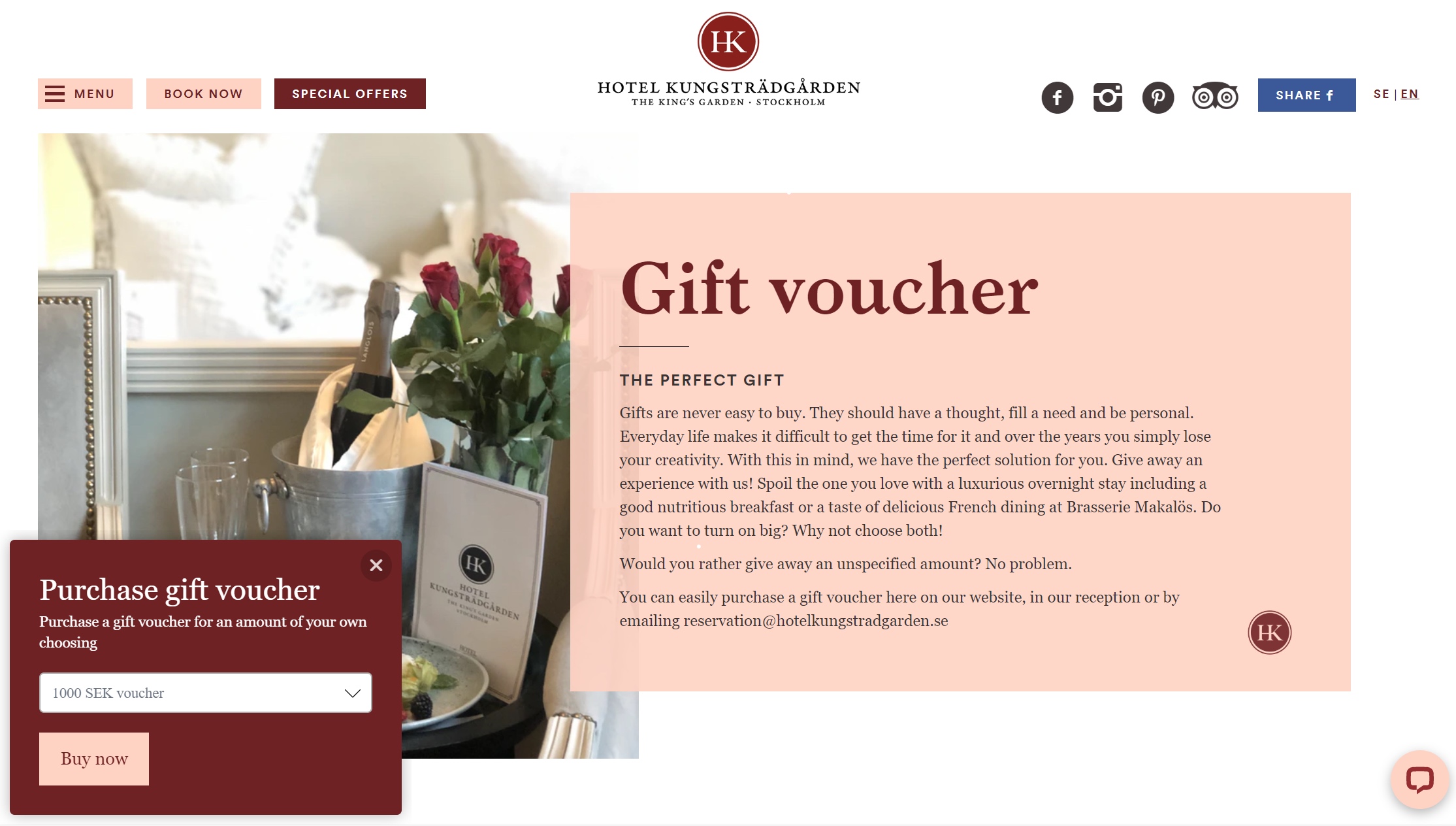 Hotel Kungsträdgården – Offering Hotel Vouchers — Photo by The Hotels Network