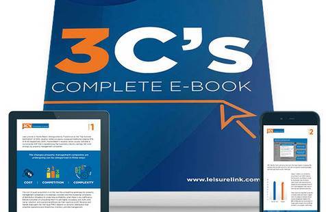 New eBook by LeisureLink® Describes Challenges and Strategies of Cost, Competition and Complexity for Vacation Rental Market