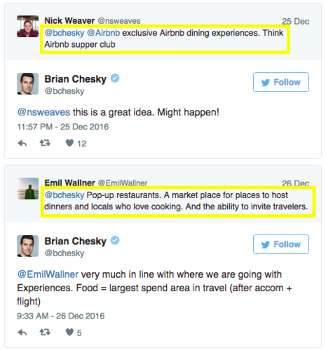 Airbnb's CEO Took to Twitter to Ask His Users for Product Feedback: | By Alex Shashou