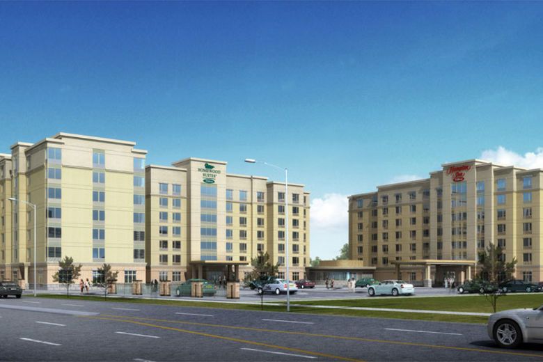Homewood Suites by Hilton and Hampton Inn by Hilton Open DualBranded