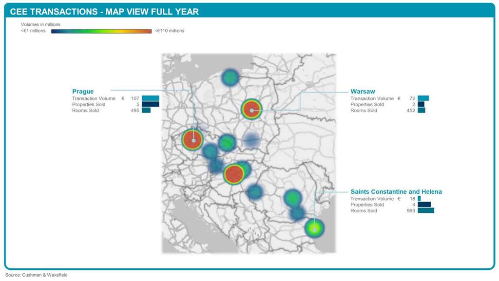 Transaction Heat Map— Photo by Cushman & Wakefield