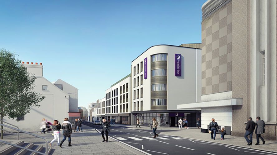 Whitbread taps into island life with 600 Premier Inn rooms on island ...
