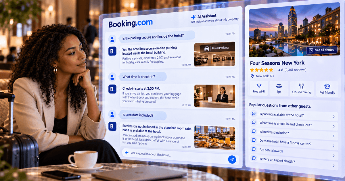 Read before the guest: Booking.com's AI answers before you can ...