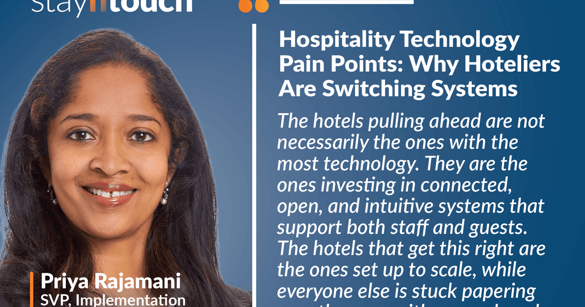 Hospitality Technology Pain Points: Why Hoteliers Are Switching Systems