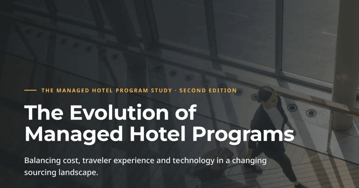 Corporate Hotel Programs Evolve Amid Market Complexity, Cost Pressures and Rising AI Adoption