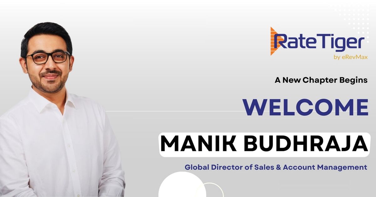 RateTiger Welcomes Mr. Manik Budhraja as Global Director of Sales ...