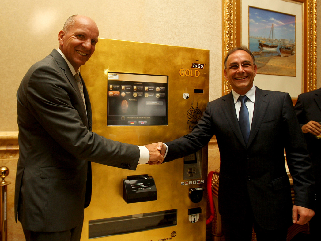 Emirates Palace Abu Dhabi Boasts Gold To Go Vending Machine