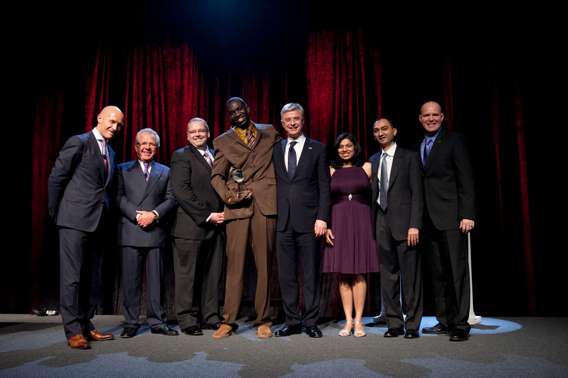 U.S. EMPLOYEE RECOGNIZED AS CARLSON REZIDOR HOTEL GROUP 2011 GLOBAL EMPLOYEE OF THE YEAR — Photo by Radisson Hotel Group
