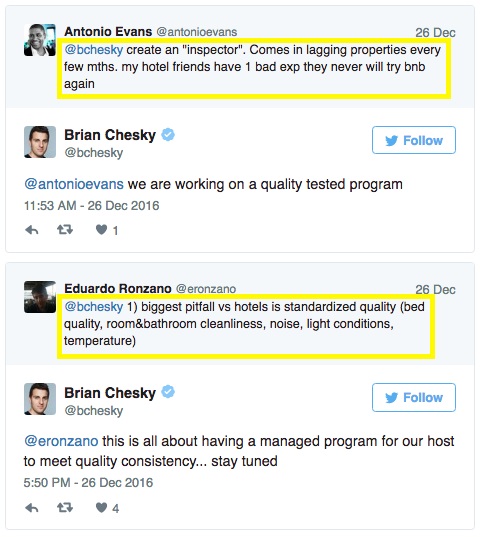 Airbnb's CEO Took to Twitter to Ask His Users for Product Feedback: | By Alex Shashou— Photo by ALICE