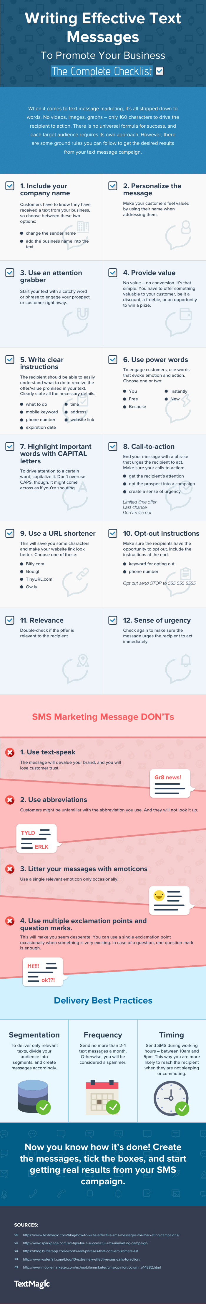 Writing Text Messages to Promote Your Business [Checklist]