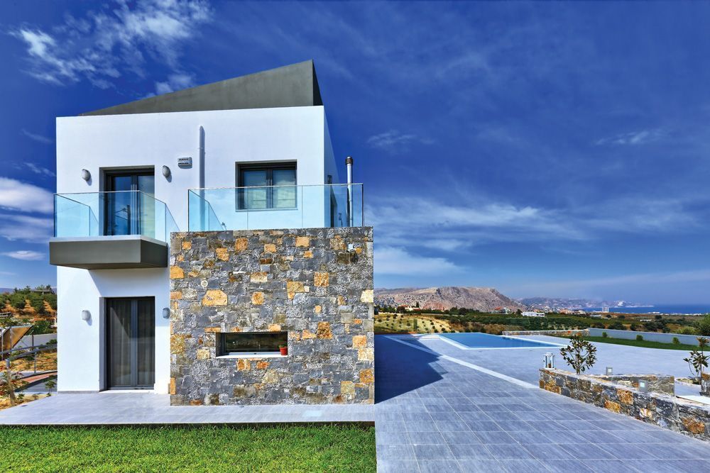 A stunning villa outside Heraklion from a study by Lefteris Tsikandilakis— Photo by Pamil Visions PR