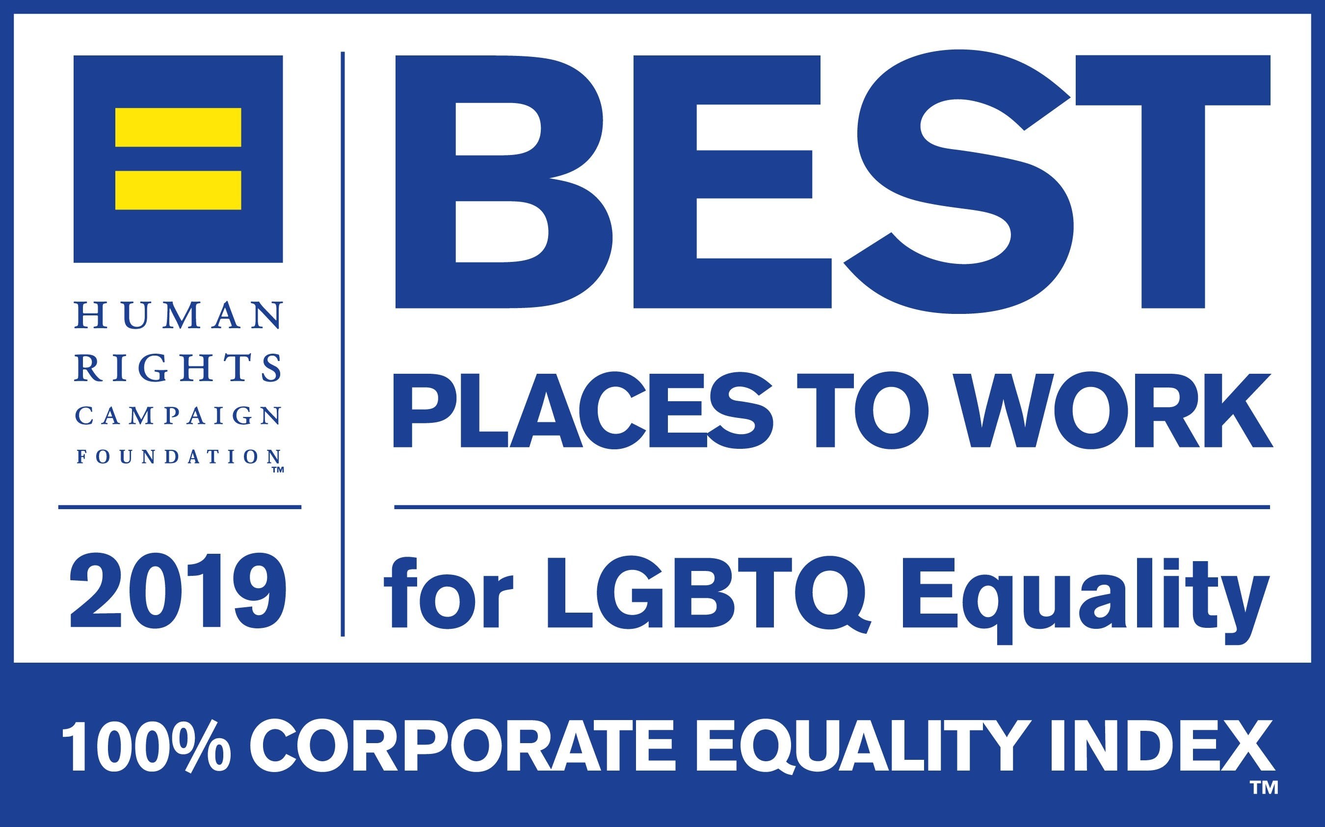 ÎÏοÏÎλεÏμα εικÏÎ½Î±Ï Î³Î¹Î± Best Place to Work for LGBTQ Equality" for 9th consecutive year