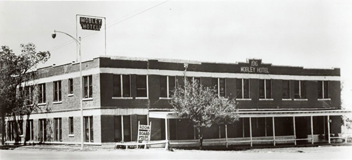 Conrad Hilton bought his first hotel, the Mobley Hotel, in Cisco, Texas.— Photo by Hilton