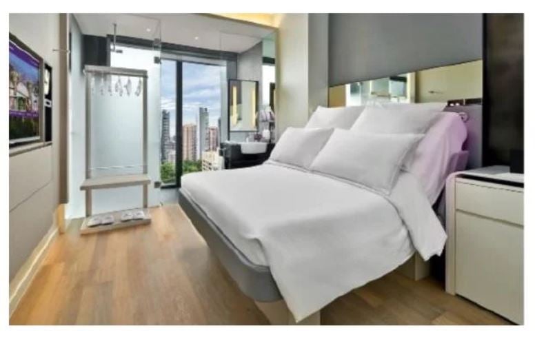 Figure 2 - Yotel Adjustable Smart Bed— Photo by Source: www.yotel.com