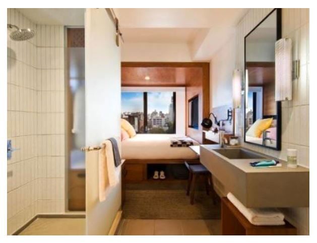 Figure 3 - Arlo Soho Hotel Room— Photo by Source: www.booking.com