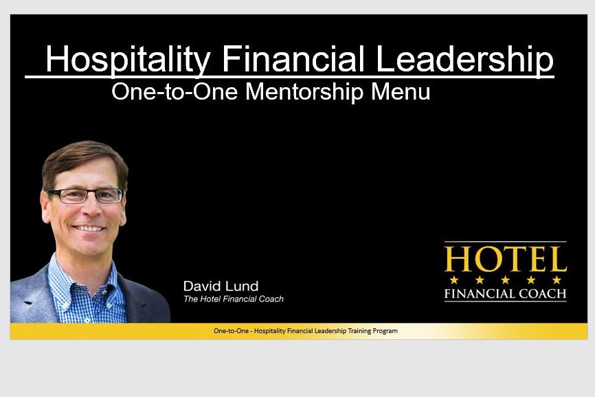 Hospitality Financial Leadership - 1 To 1 Mentorship Program Menu
