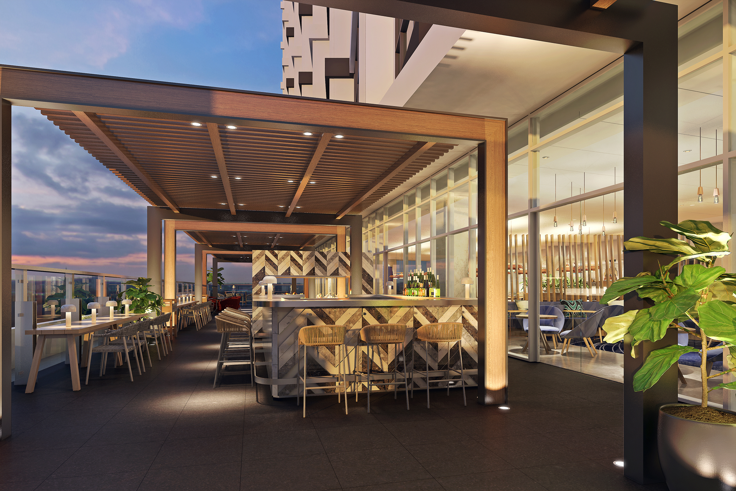 The Deck, Outdoor Bar— Photo by IHG