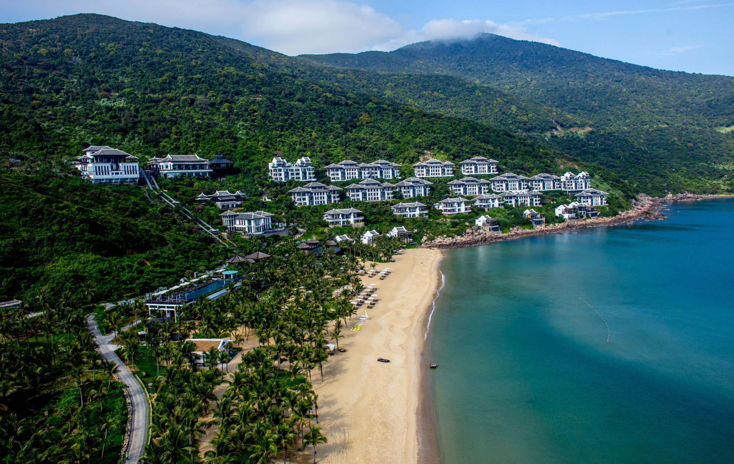 Nestled in 39 hectares of jungle, cascading down to a private bay on Vietnam's central coast, InterContinental Danang is a haven of luxury and tranquility — Photo by BENSLEY