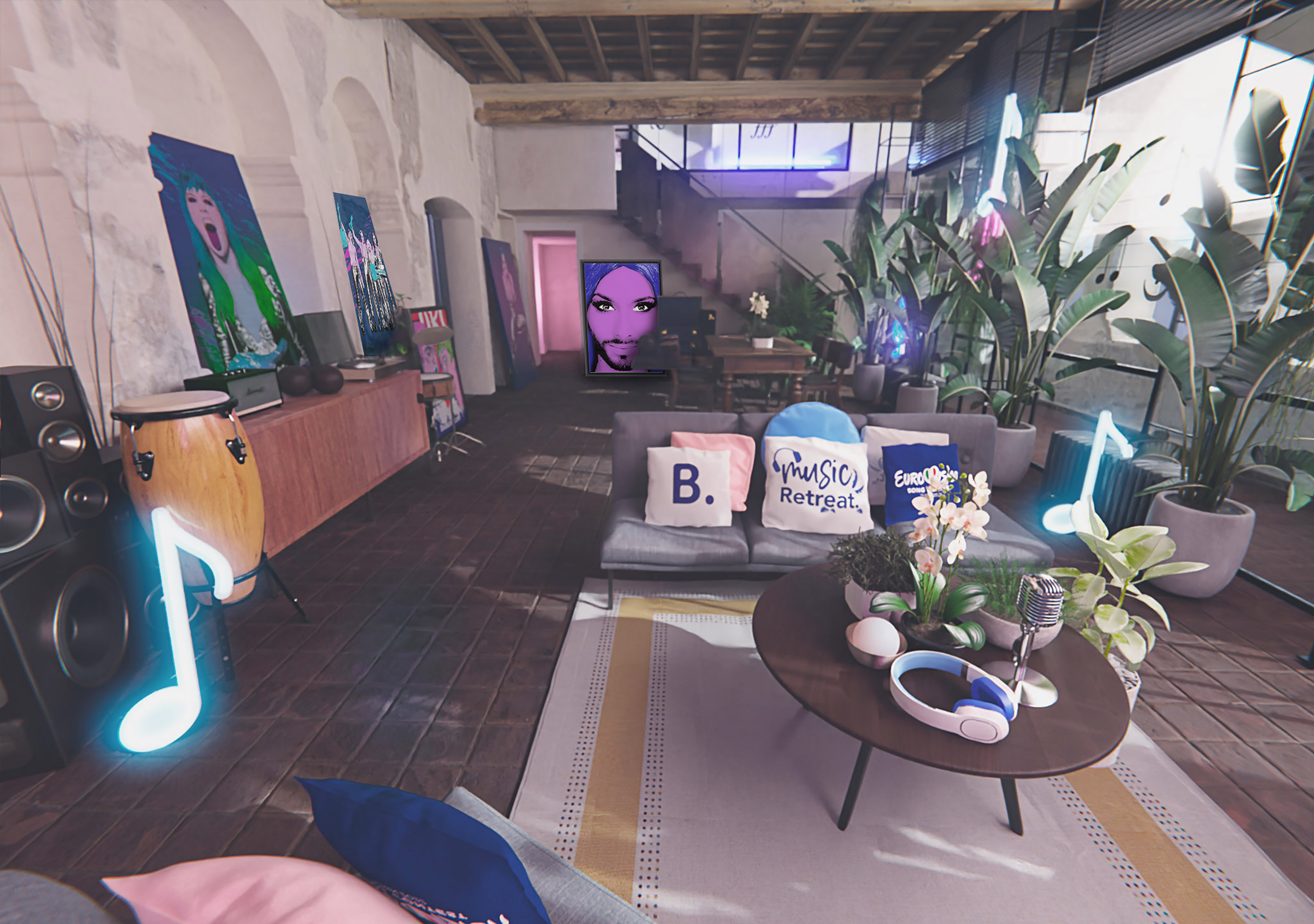 Booking.com Eurovision Song Contest Music Retreat - Living room 2 — Photo by Booking.com