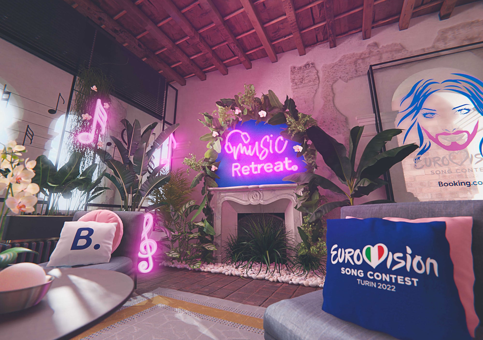 Booking.com Eurovision Song Contest Music Retreat - Living Room 1 — Photo by Booking.com