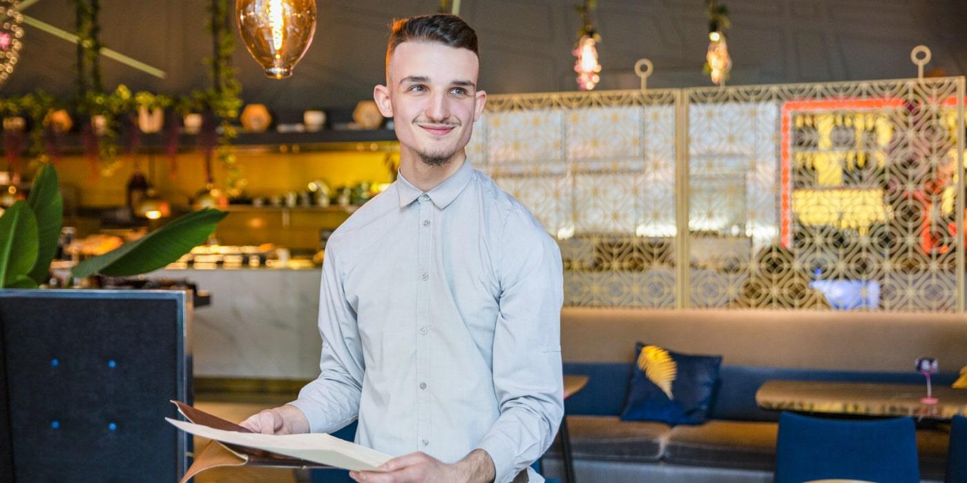 Levin Daju, Chef de rang at the Pullman Saint Pancras (London) — Photo by Accor