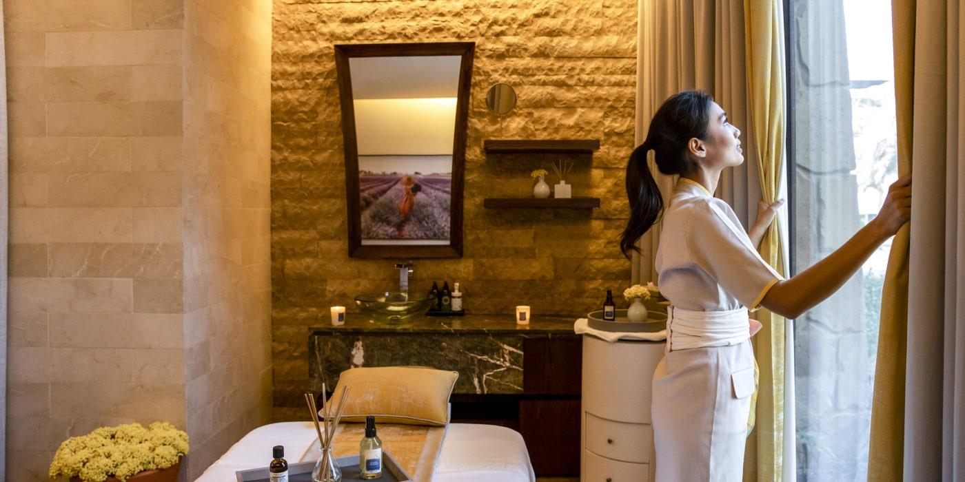 Indah Defrina Sari Sinaga, Guest Service Officer Spa at the Sofitel Dubai The Palm (UAE) — Photo by Accor