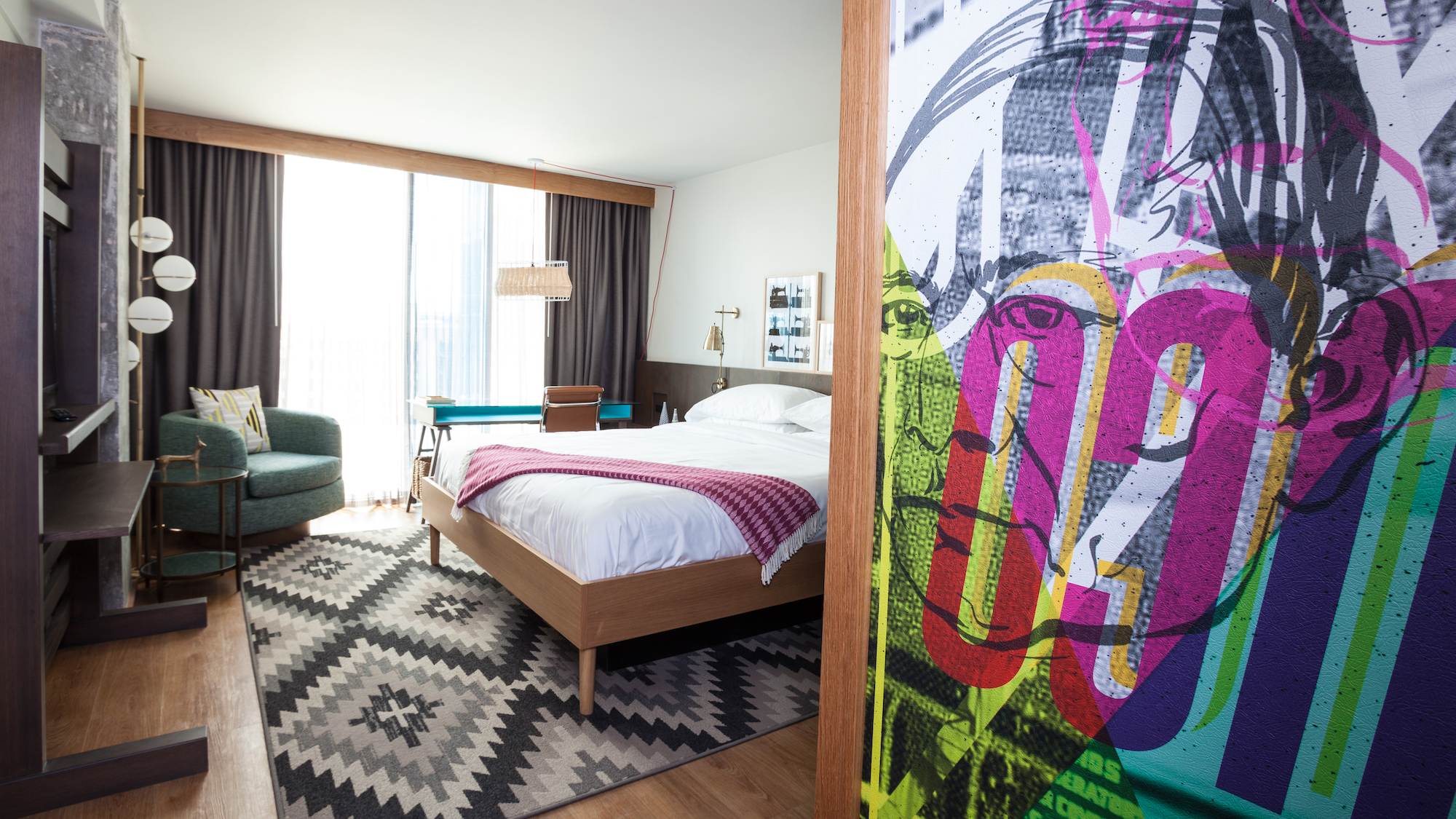 Guest room at Hotel Indigo Downtown El Paso— Photo by IHG