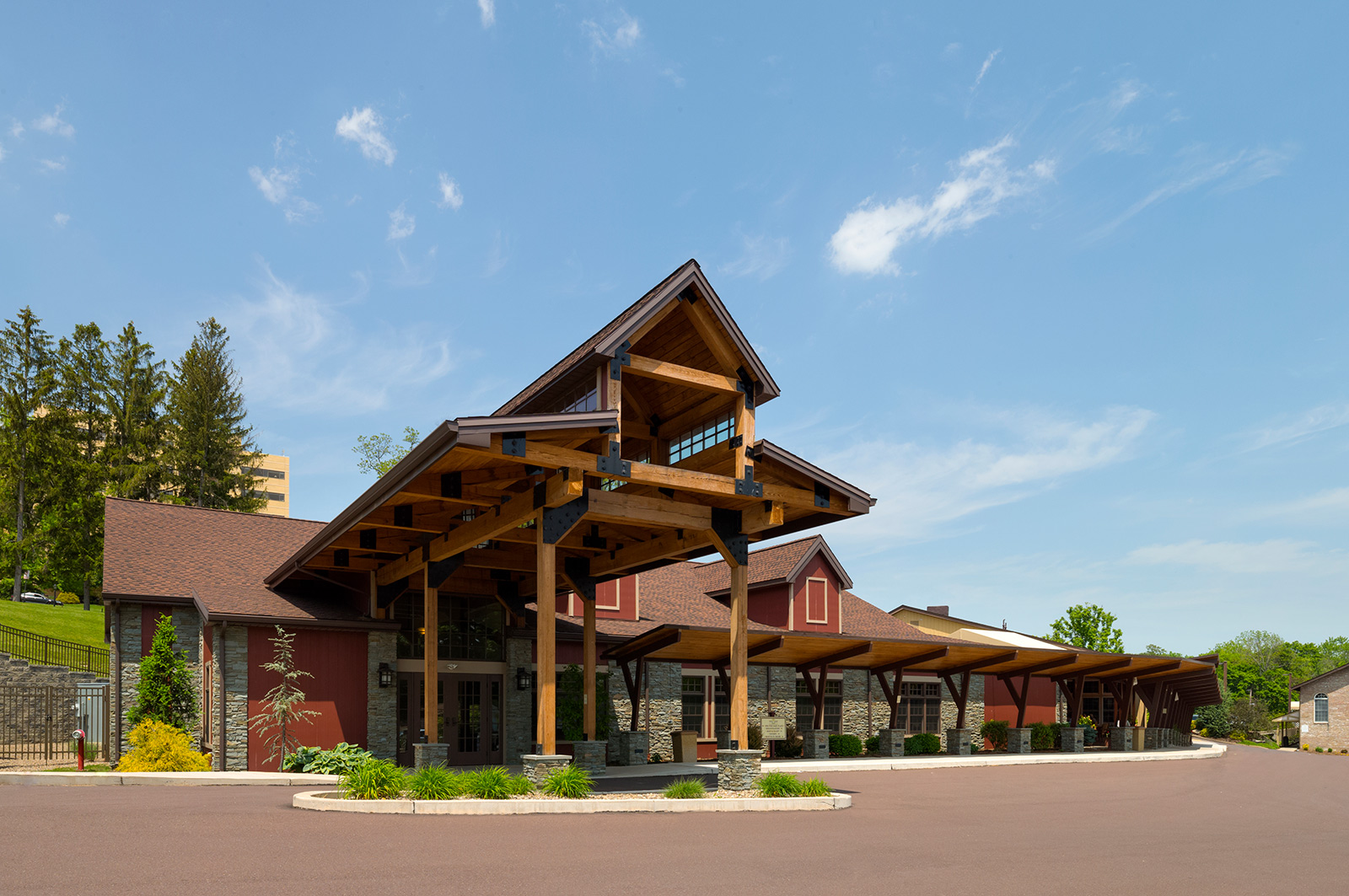 Pictured: Pine Barn Inn, located across the street from the Geisinger Medical Center; retrieved from Pinebarninn.com — Photo by Northern Arizona University