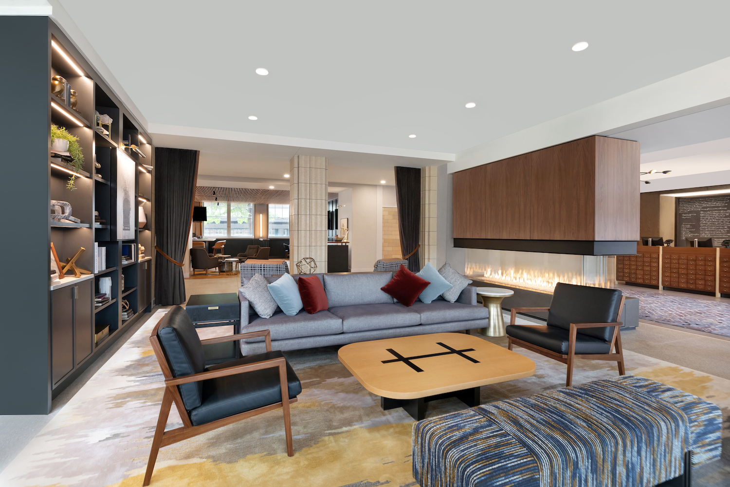 The Slate Denver’s Study Hall is one of several aptly-named meeting spaces— Photo by Hilton