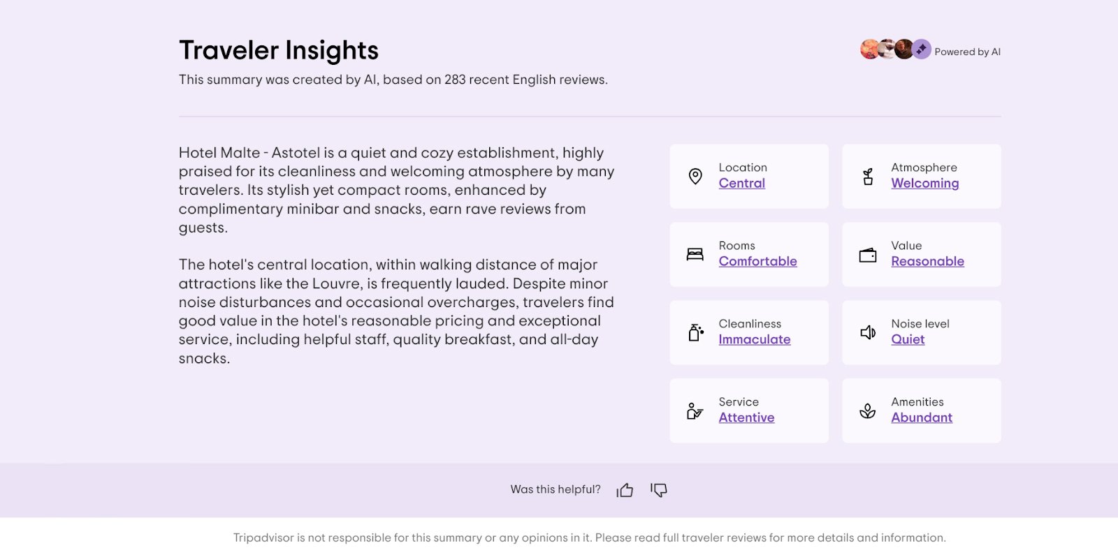 — Source: TripAdvisor