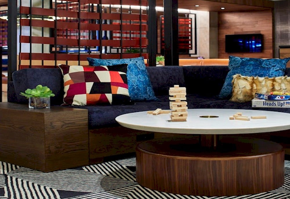 Lounge seating at Renaissance Nashville Hotel's Club Lounge features comfortable seating arrangements that encourage relaxation.

 — Prmier