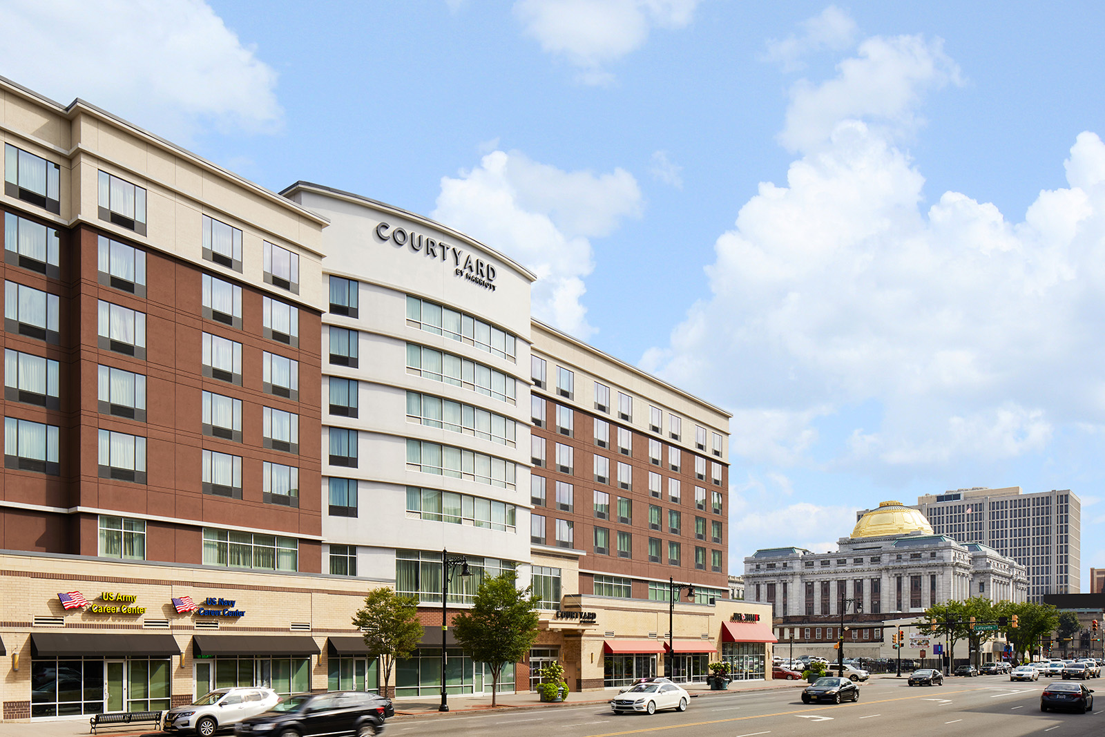 The Courtyard by Marriott Newark Downtown, owned and operated by MCR Hotels — Photo by Otelier (formerly myDigitalOffice)