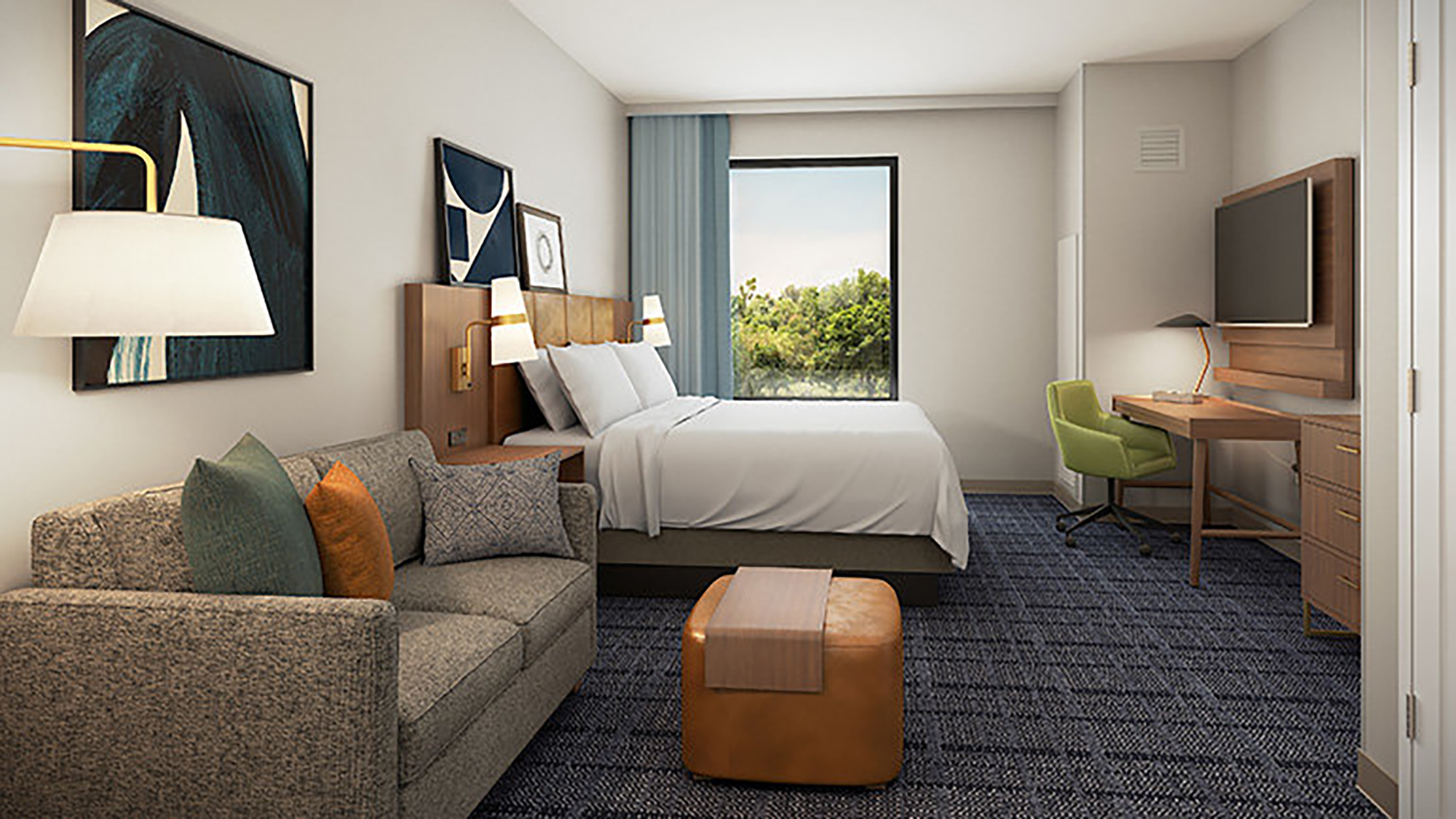 King Guestroom, Staybridge Suites — Photo by IHG