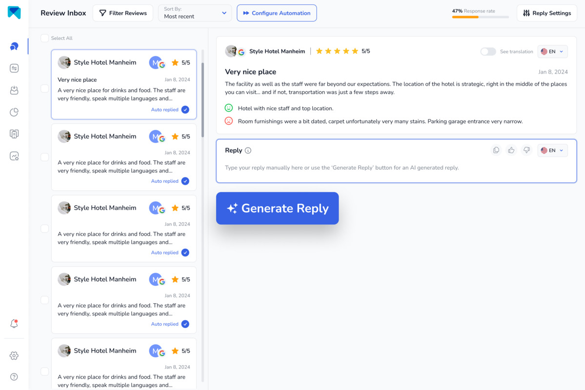 MARA AI Review Assistant