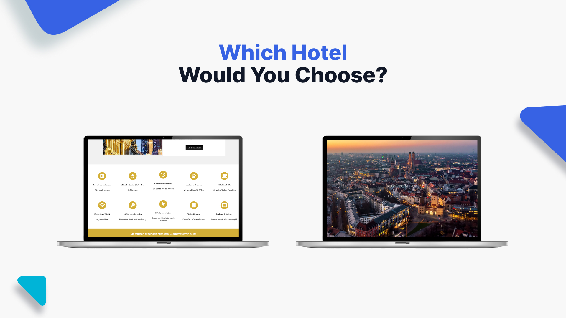 Which Hotel Would You Choose Based on the Website? — Photo by MARA Solutions GmbH