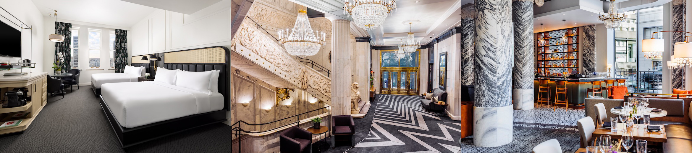 The Candler Hotel Atlanta, Curio Collection by Hilton - Guest Room, Lobby and By George restaurant — Photo by Hilton