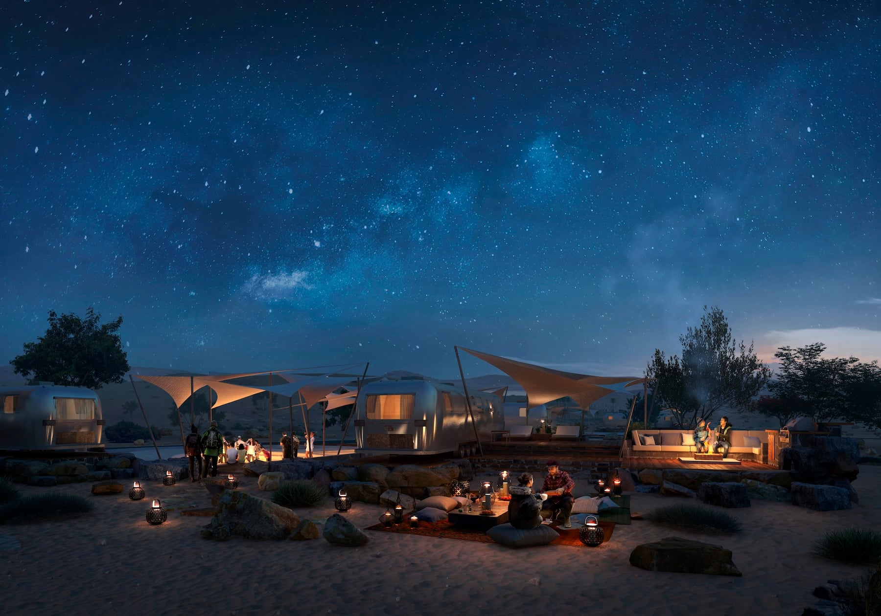 The Camp concept — Photo by WATG