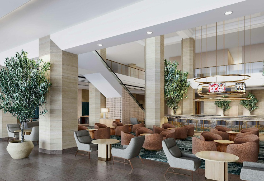 Renovated Lobby — Photo by Hilton