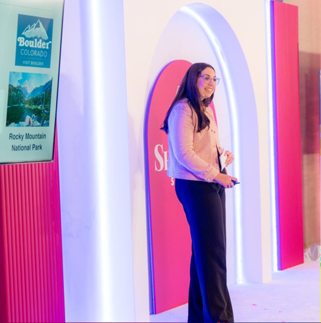 Courtney Begoon, a Hospitality and Tourism Major at the Pamplin College of Business at Virginia Tech --was one of the 2025 participants in the Early Careerist Segment of SHaDPitch. — Source: HotStats Limited