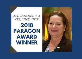 HFTP Announces 2018 Paragon Award Recipient - Anna McFarland, CPA, CFE, CHAE, CHTP