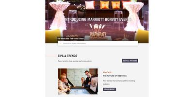 Your Source for Meetings and Events, Marriott Bonvoy Events