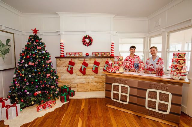 Craving a Sweet Escape? Win a Break in the IRL Aussie-Themed Booking.com KitKat Christmas Cabin