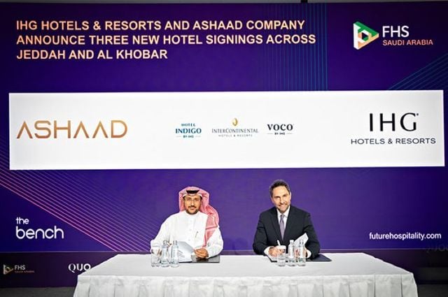 IHG Hotels & Resorts and Ashaad Company Announces Three New Hotel Signings across Jeddah and Al Khobar