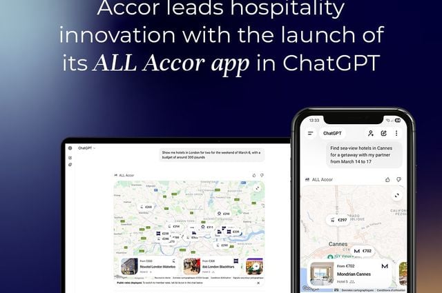 Accor leads hospitality innovation with the launch of its ALL Accor app in ChatGPT
