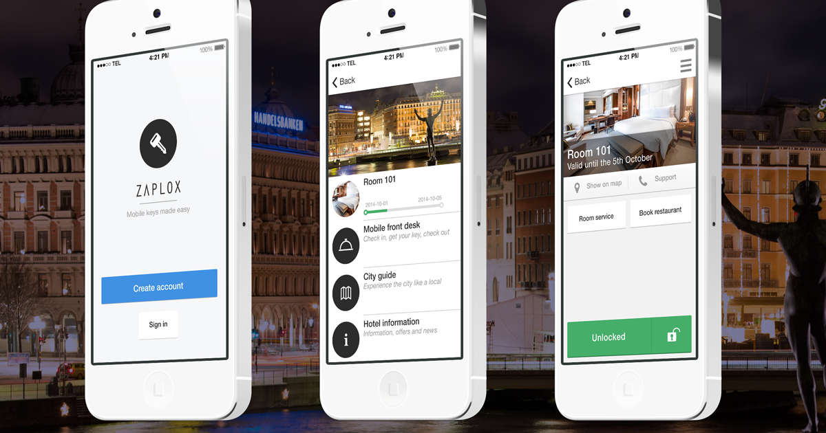 Zaplox delivers leading edge technology mobile key system to Hotel