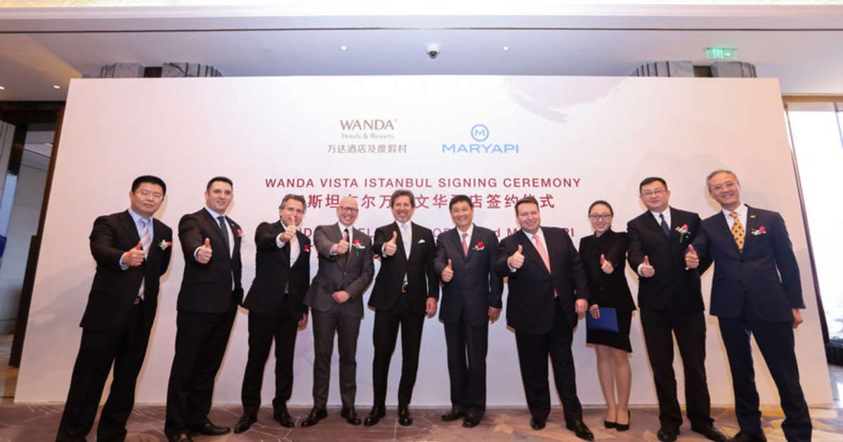wanda vista istanbul marks wanda hotels resorts first step toward global expansion