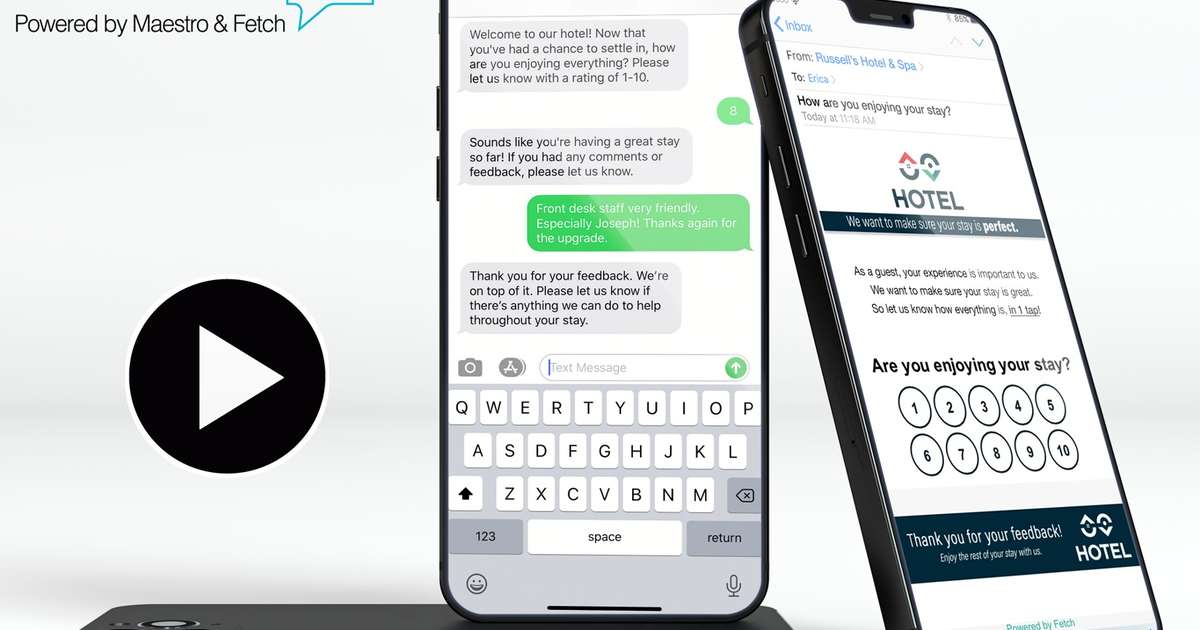 Hoteliers Excited About Improved Guest Satisfaction with Maestro's New GuestXMS Mobile Engagement & Feedback Tool