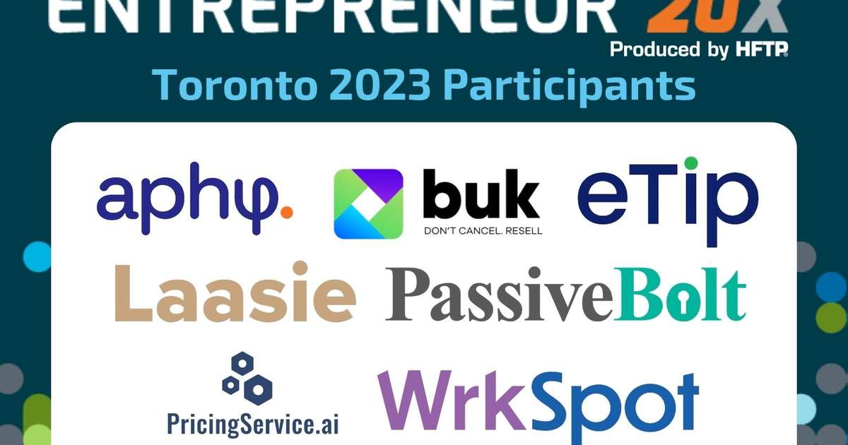 HFTP Announces Participating Startups for Entrepreneur 20X (E20X) at HITEC Toronto