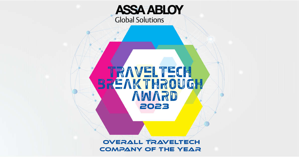 ASSA ABLOY Global Solutions Named &ldquo;Overall TravelTech Company of the Year&rdquo; In 2023 TravelTech Breakthrough Awards Program